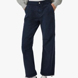 PAIGE Reid Straight Leg Jogger Pants Vintage Navy Seascape Utility NWT Size 29